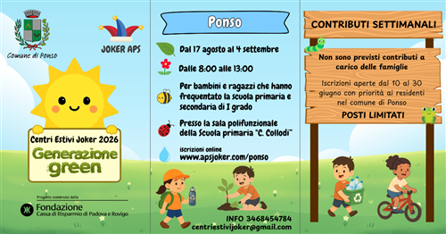 Centro Estivo 2026